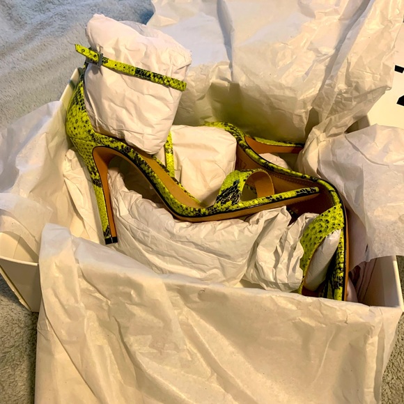 Schutz Neon Stiletto Heel Sandal - Picture 4 of 7